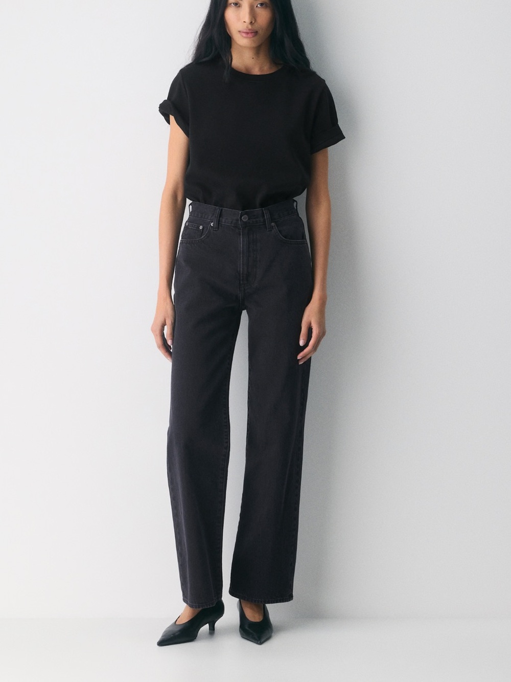 Denim Forum Farrah Hi-Rise Wide Leg Jeans – Size 28 – NWOT